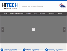 Tablet Screenshot of hitechcommunications.us